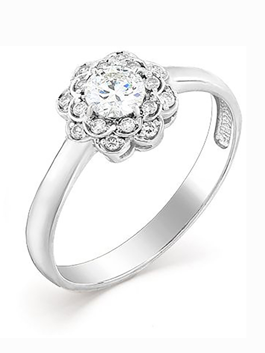 

Кольцо из белого золота с 17 бриллиантами р. 17,5 Master Brilliant 1-107-122, 1-107-122