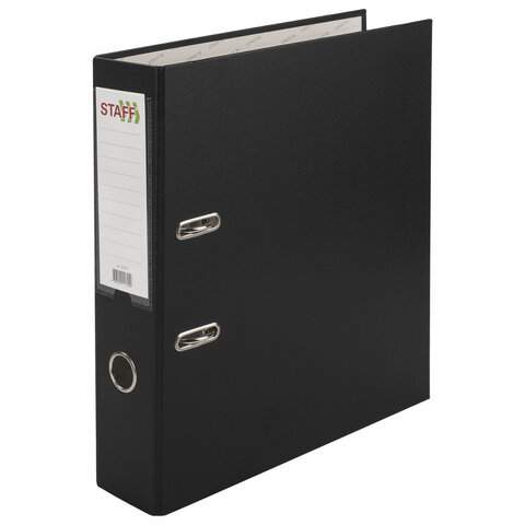 

Папка-регистратор Staff 225187, 3 штуки, Черный