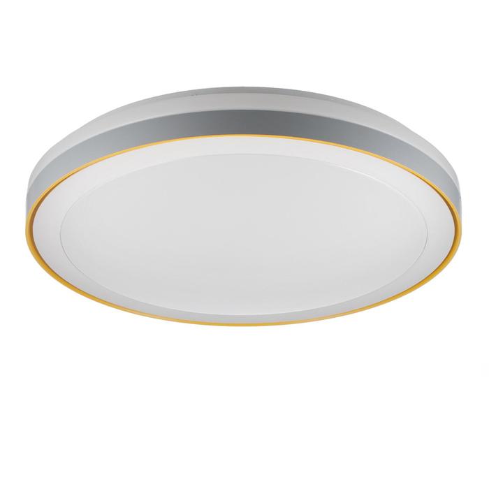 

Светильник с ПДУ 1623/1GY LED 72Вт 3000-6000К серый 49х49х7 см