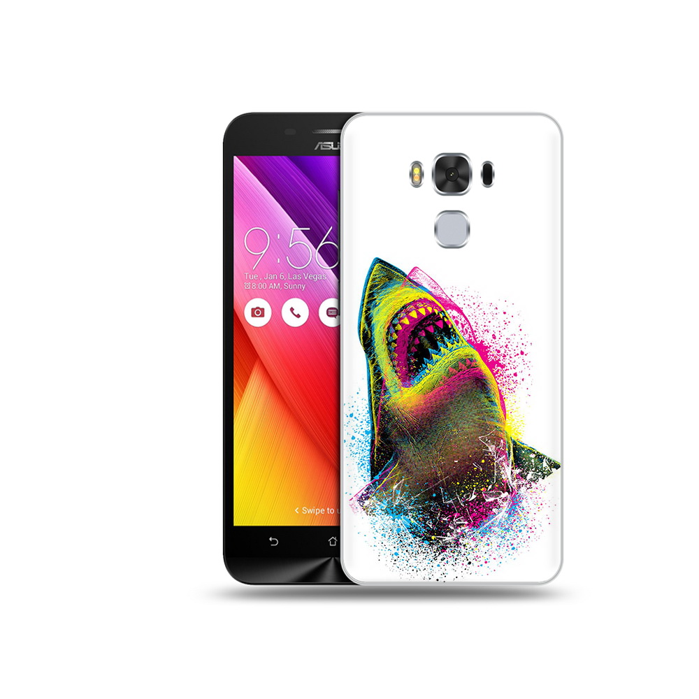 

Чехол MyPads Tocco для Asus ZenFone 3 челюсти-2 (PT49951.654.674), Прозрачный, Tocco