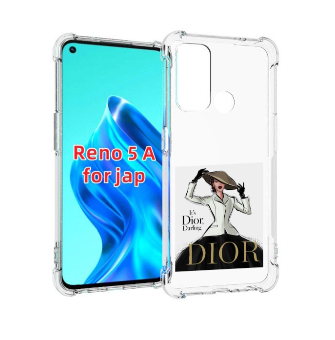 

Чехол MyPads drawings of sketches для Oppo Reno 5A, Прозрачный, Tocco
