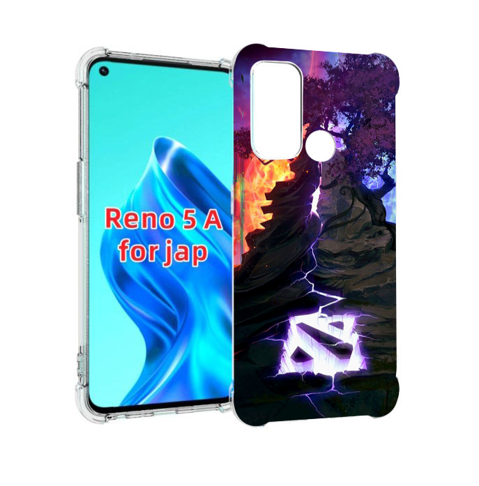 Чехол MyPads dota 2 логотип для Oppo Reno 5A