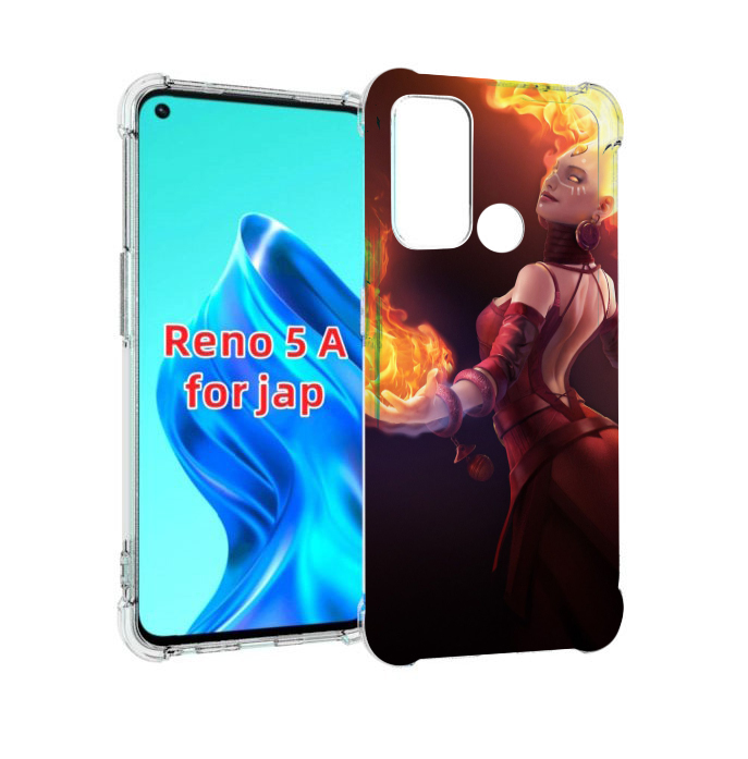 

Чехол MyPads dota 2 Lina для Oppo Reno 5A, Прозрачный, Tocco