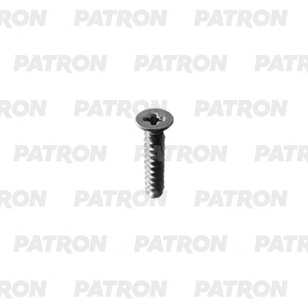 

PATRON P37-2937T Винт металлический универсальный с потайной шляпкой 2,9X16 mm 10шт