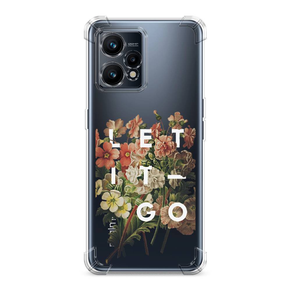 фото Противоударный силиконовый чехол "let it go" на realme 9 pro plus awog