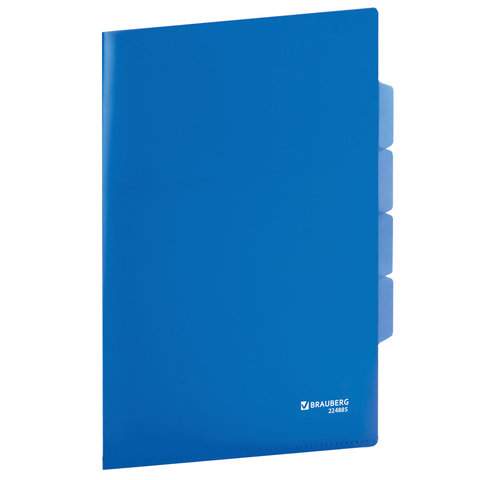 

Папка-уголок Brauberg 224885, 10 штук, Синий