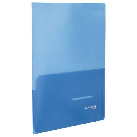 

Папка-уголок Brauberg 224883, 15 штук, Синий