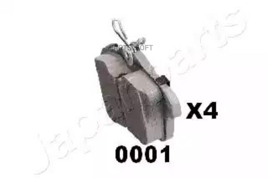 

JAPANPARTS PP-0001AF Колодки тормозные ALFA ROMEO 156 97-05/164 92-98/166 98- задние