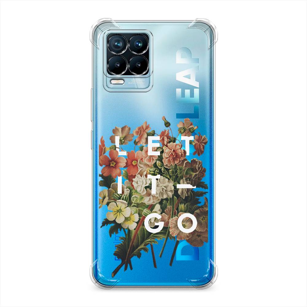 фото Противоударный силиконовый чехол "let it go" на realme 8 pro awog