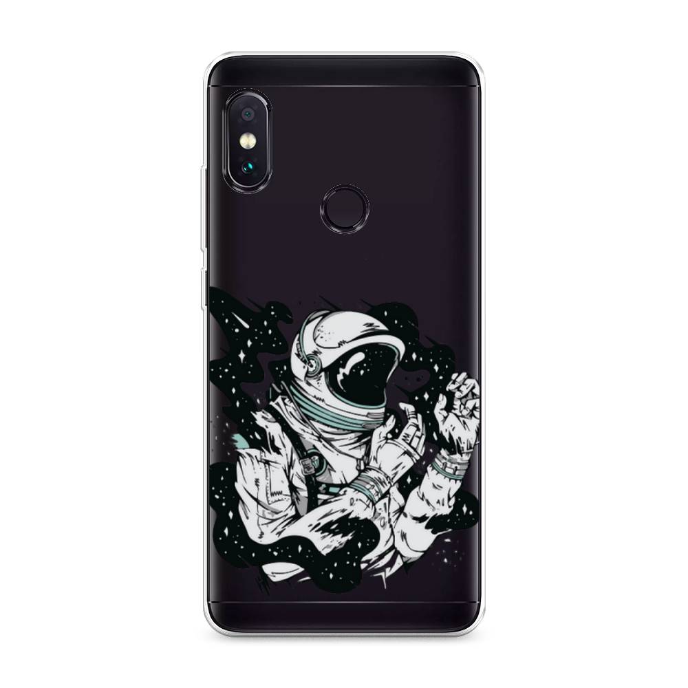 фото Силиконовый чехол "космонавт арт" на xiaomi redmi note 5 awog