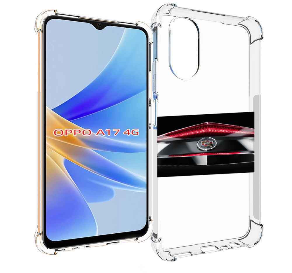

Чехол MyPads cadillac 3 мужской для OPPO A17, Прозрачный, Tocco