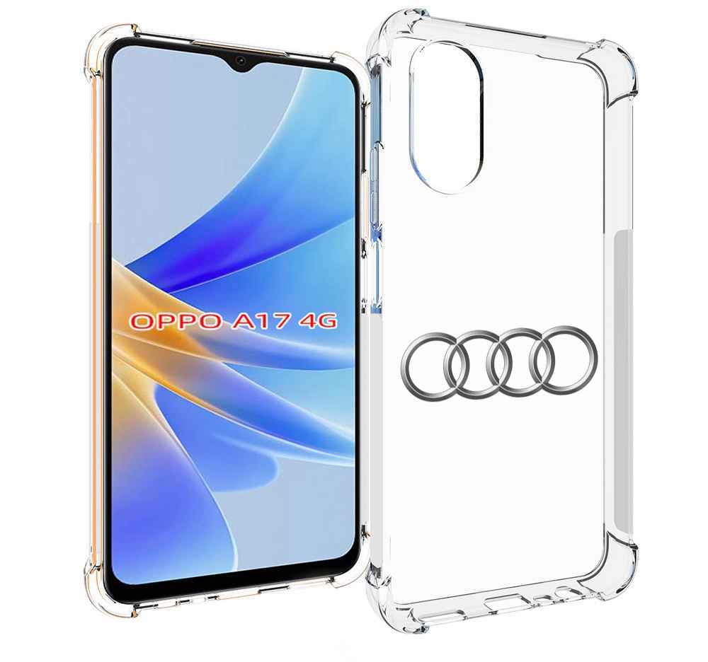 

Чехол MyPads audi-7 мужской для OPPO A17, Прозрачный, Tocco