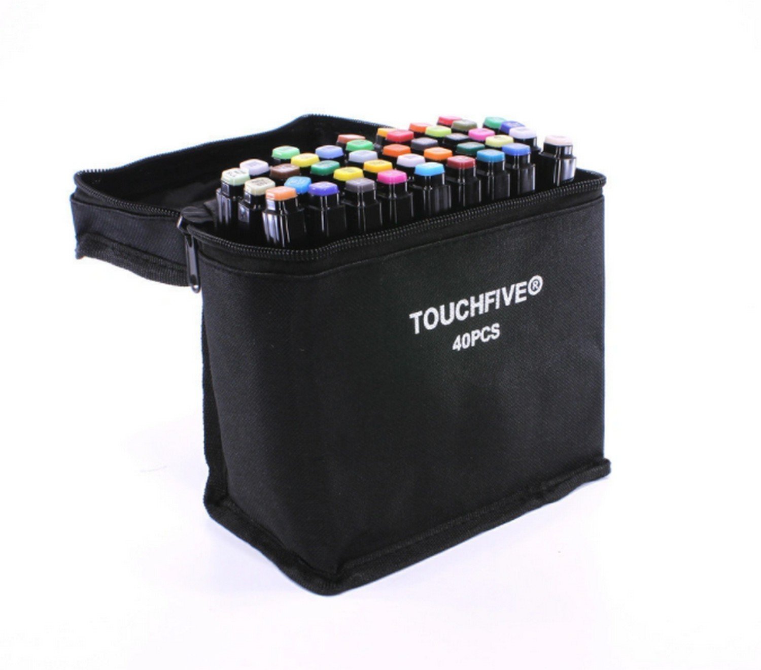 

Набор маркеров спиртовых TouchFive Original 40 цветов, черный корпус