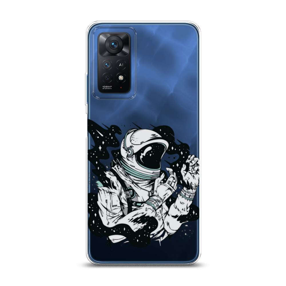 фото Силиконовый чехол "космонавт арт" на xiaomi redmi note 11e pro awog