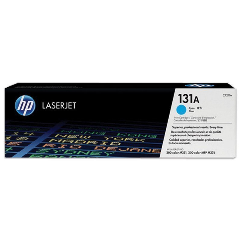 Картридж лазерный HP (CF211A) LaserJet Pro 200 M276n/M276nw, голубой, оригинальный