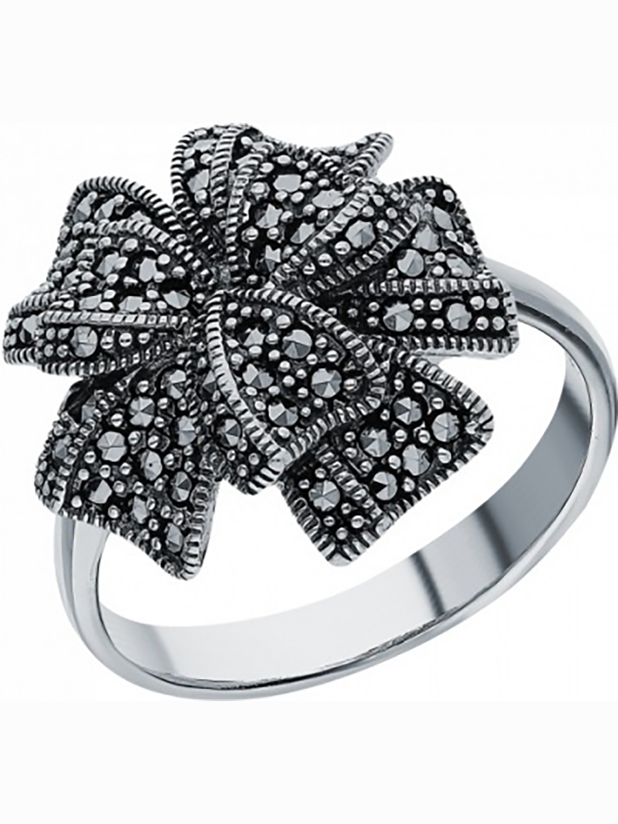 

Кольцо с марказитами из серебра р. 19,5 Марказит HR1240-2466, HR1240-2466