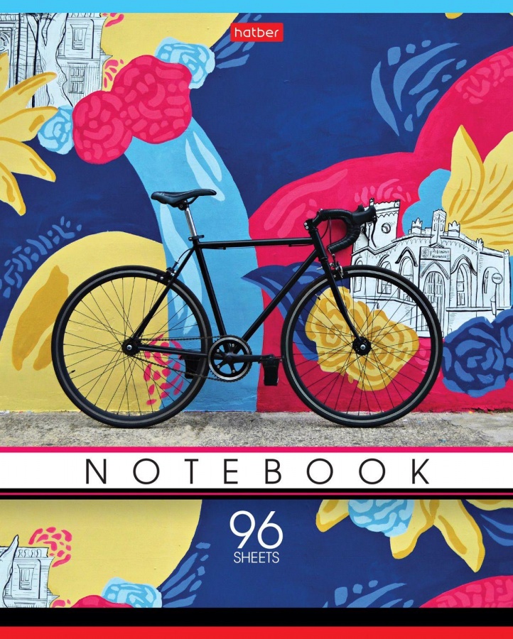 

Тетрадь общая 96л А5 Hatber I Like My Bike клетка 6шт