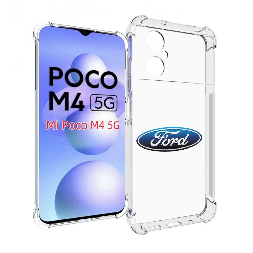 

Чехол Mypads Ford-3 Мужской Для Poco M4 5G, Прозрачный, Tocco
