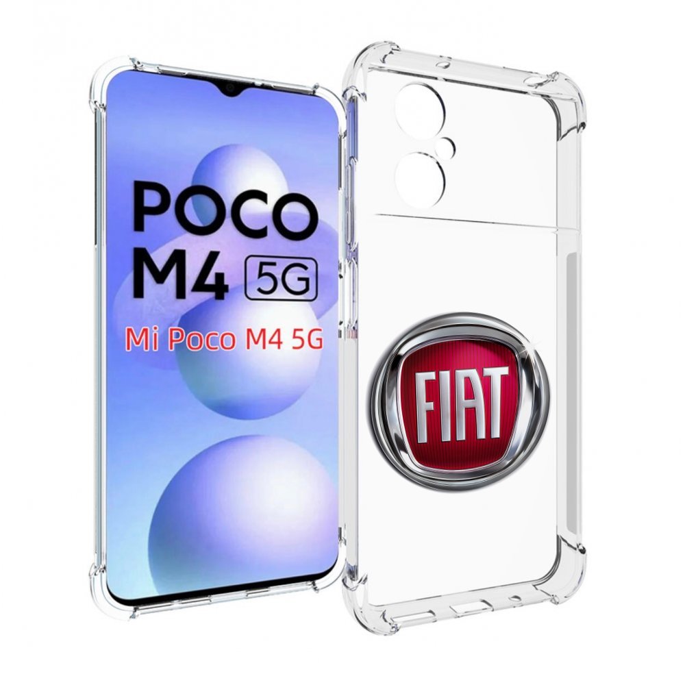 

Чехол Mypads Fiat Мужской Для Poco M4 5G, Прозрачный, Tocco