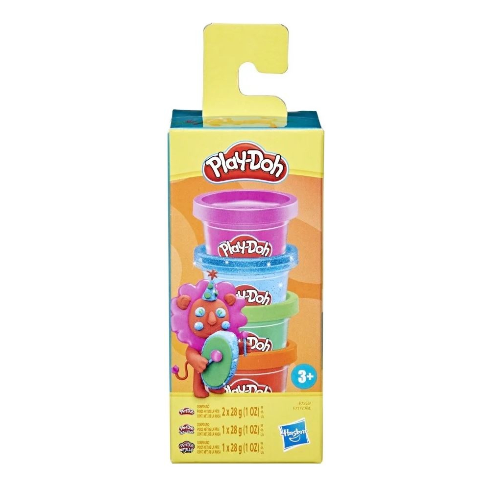

Набор игровой Play-Doh 4 цвета Theme 1 F75585L20, F75585L20