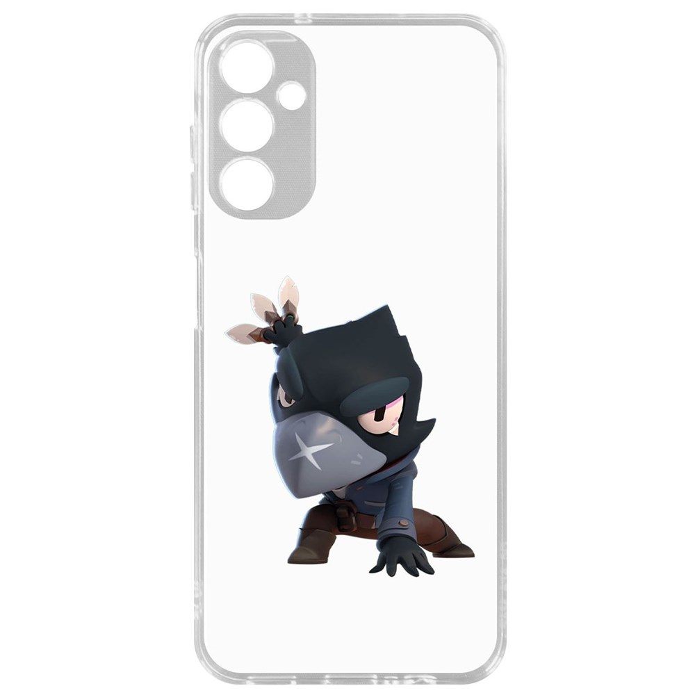 

Чехол-накладка Brawl Stars-Ворон для Samsung Galaxy A14 4G (A145), Прозрачный