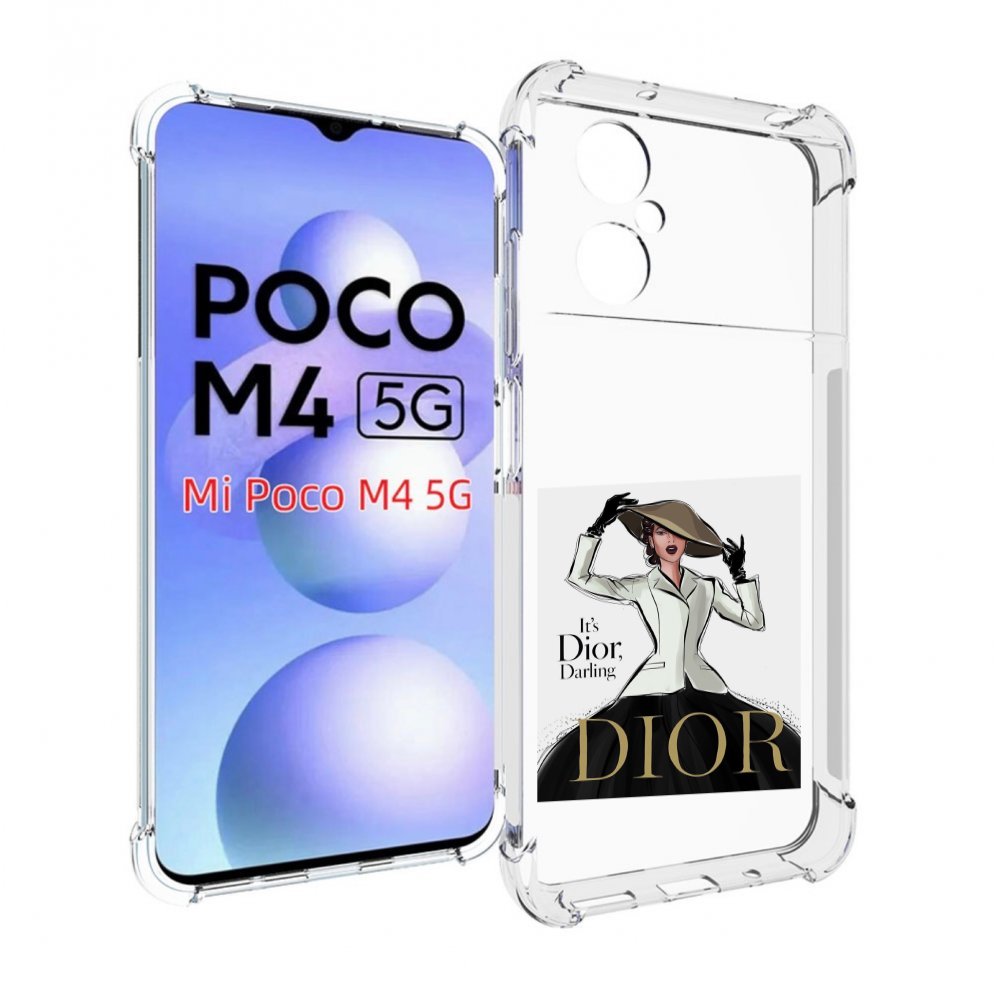 

Чехол MyPads drawings of sketches для Xiaomi Poco M4 5G, Прозрачный, Tocco