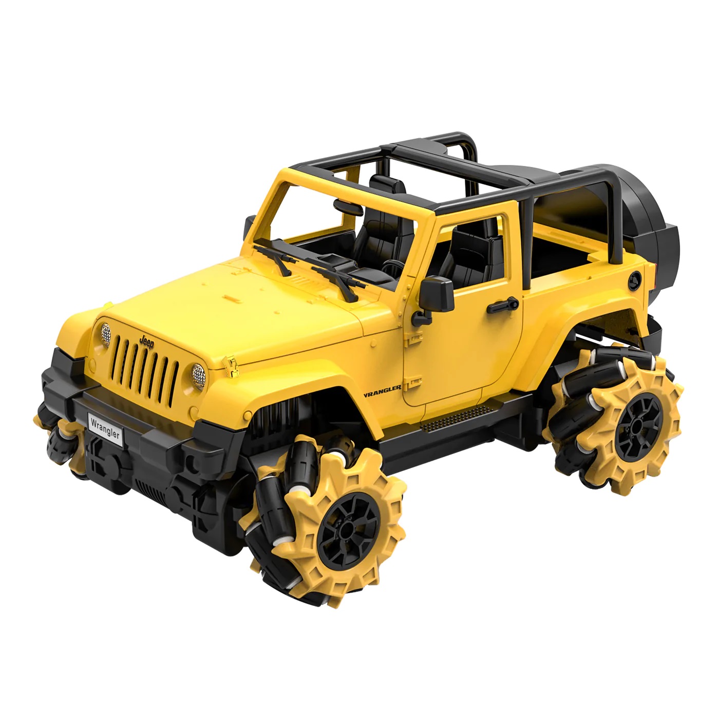 Радиоуправляем джип Double Eagle свет, движение боком 4WD, 2.4G, 1/16 RTR, E348-003/YELLOW