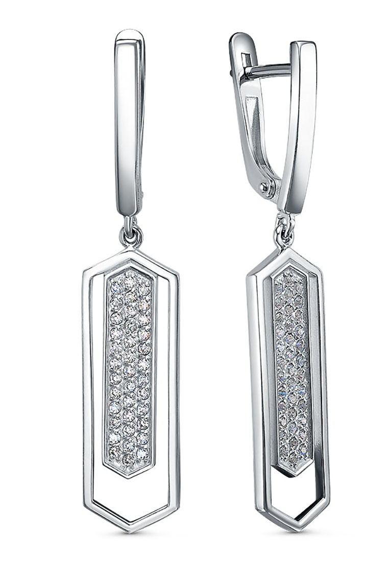 

Серьги подвески из серебра с фианитом Kari Jewelry 3101028206, 3101028206