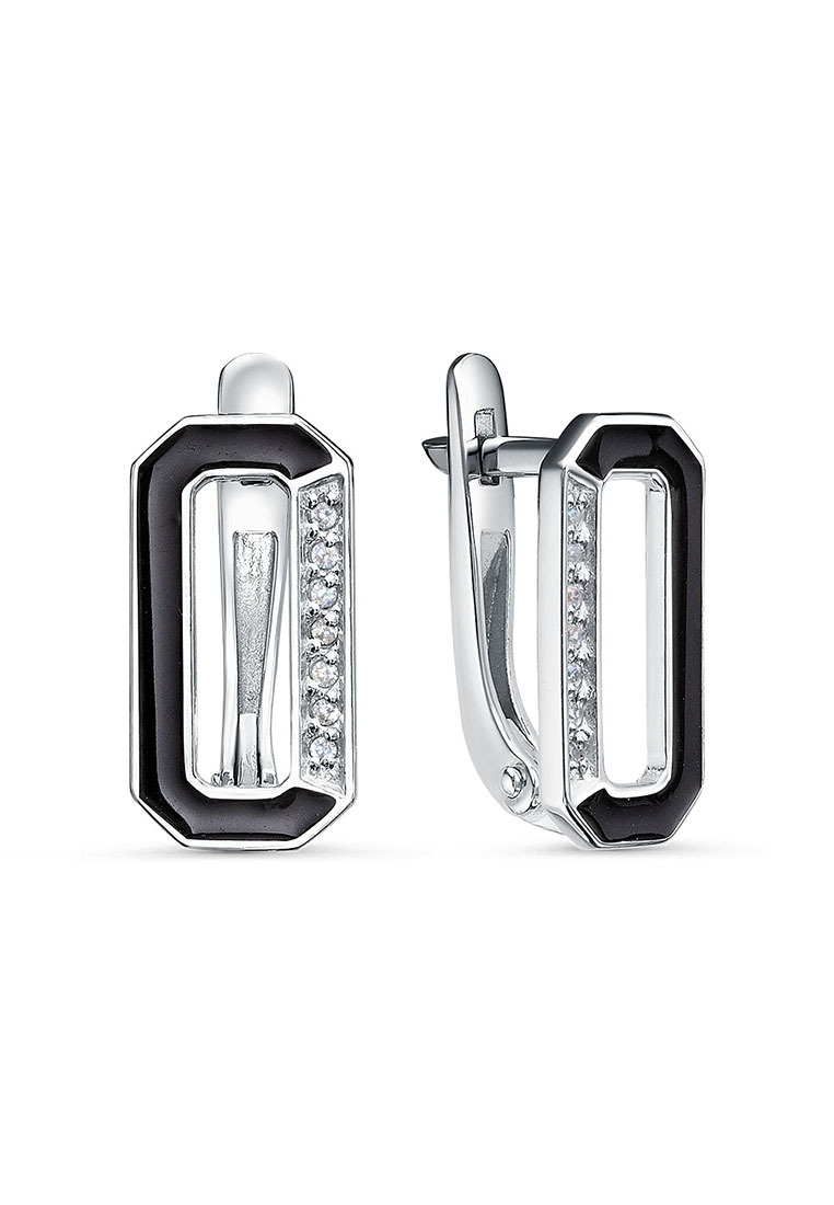 

Серьги из серебра с фианитом/эмалью Kari Jewelry 3141028108, 3141028108