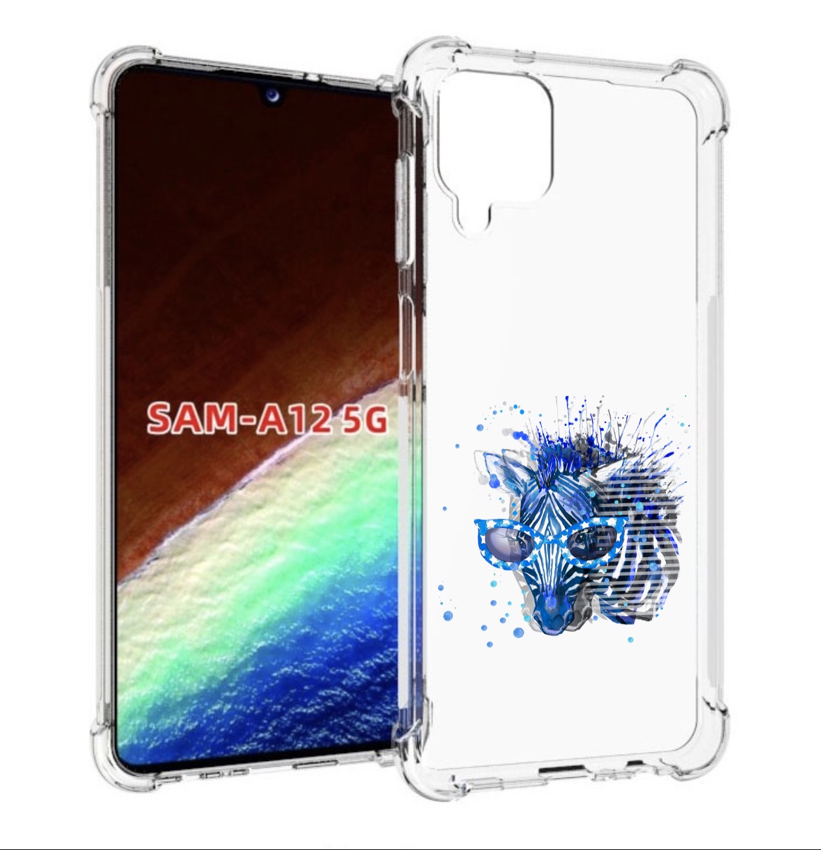

Чехол MyPads расплывчатая зебра для Samsung Galaxy A12 (SM-A125F) 2020/21, Прозрачный, Tocco