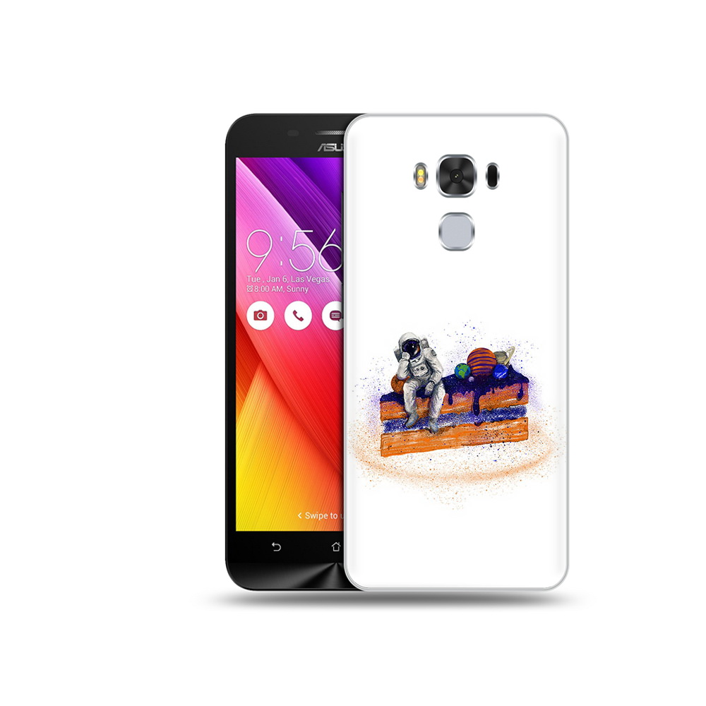 Чехол MyPads Tocco для Asus ZenFone 3 торт с планетами (PT49951.654.648)