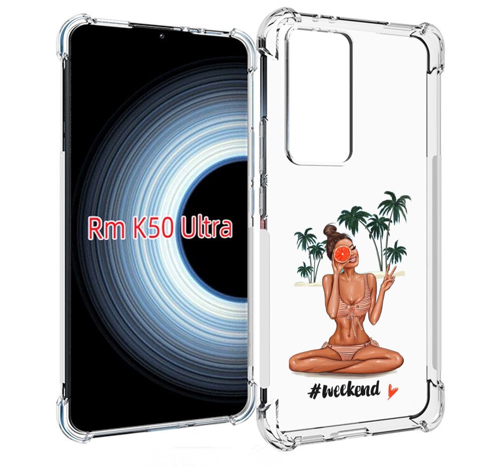 

Чехол MyPads Weekend для Xiaomi 12T / Redmi K50 Ultra, Прозрачный, Tocco