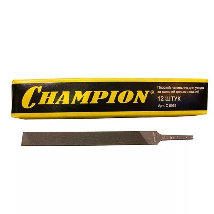 Напильник CHAMPION C8031 12 шт цепь champion 3 8 1 3mm 45 pro l a050 l 45e