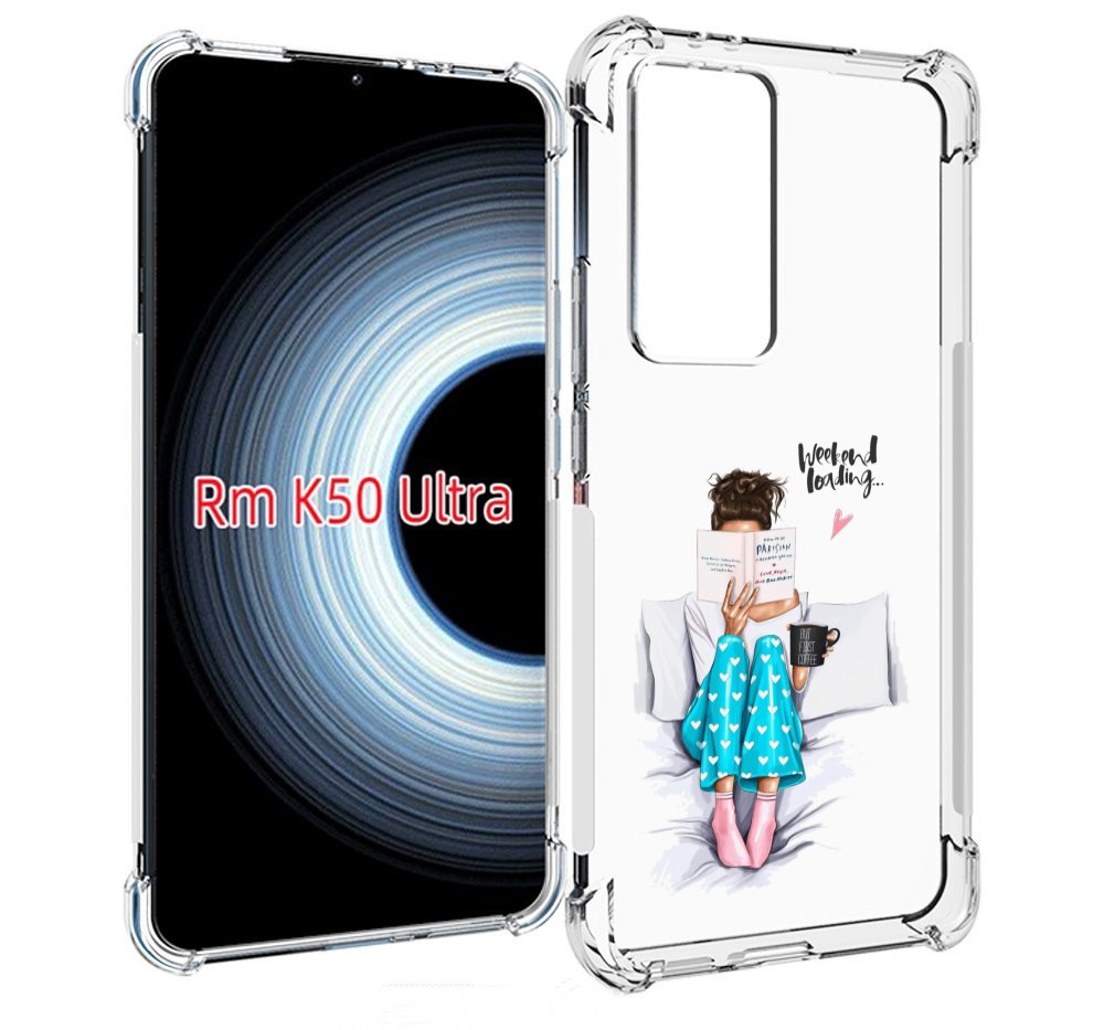 

Чехол MyPads Weekend-loading для Xiaomi 12T / Redmi K50 Ultra, Прозрачный, Tocco