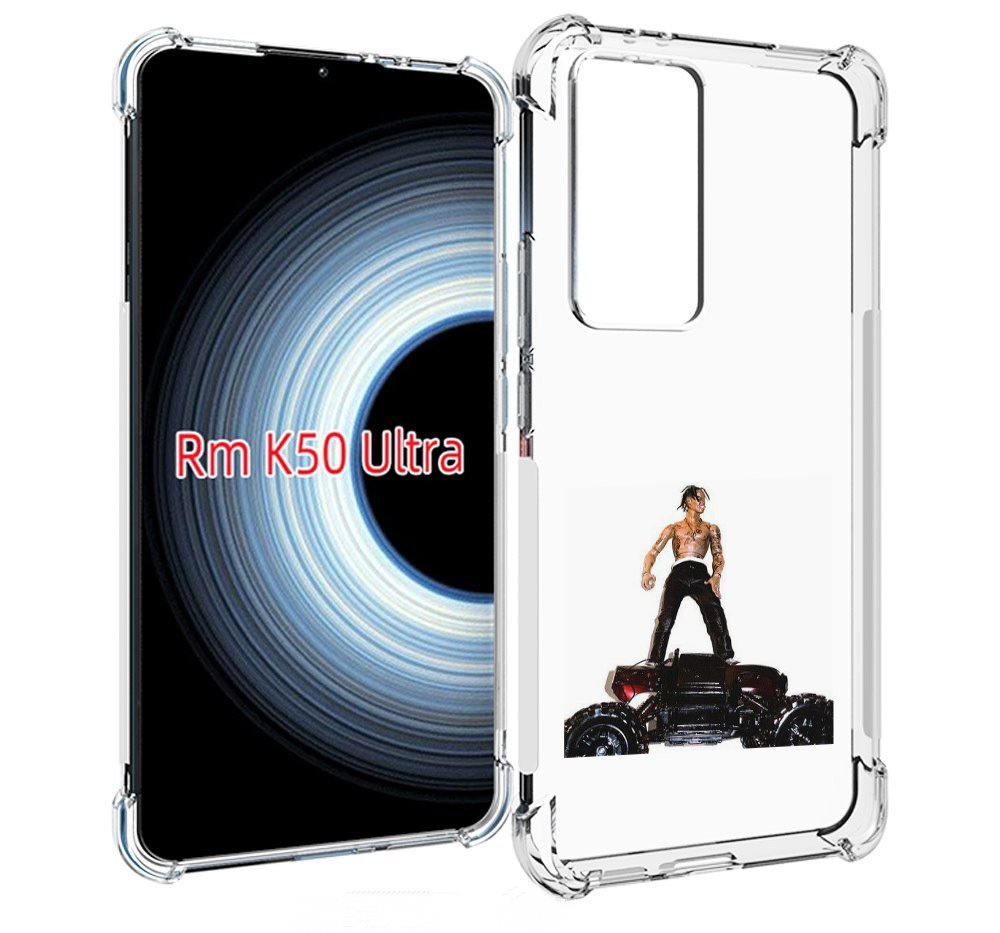 

Чехол MyPads Travis Scott - Rodeo для Xiaomi 12T / Redmi K50 Ultra, Прозрачный, Tocco