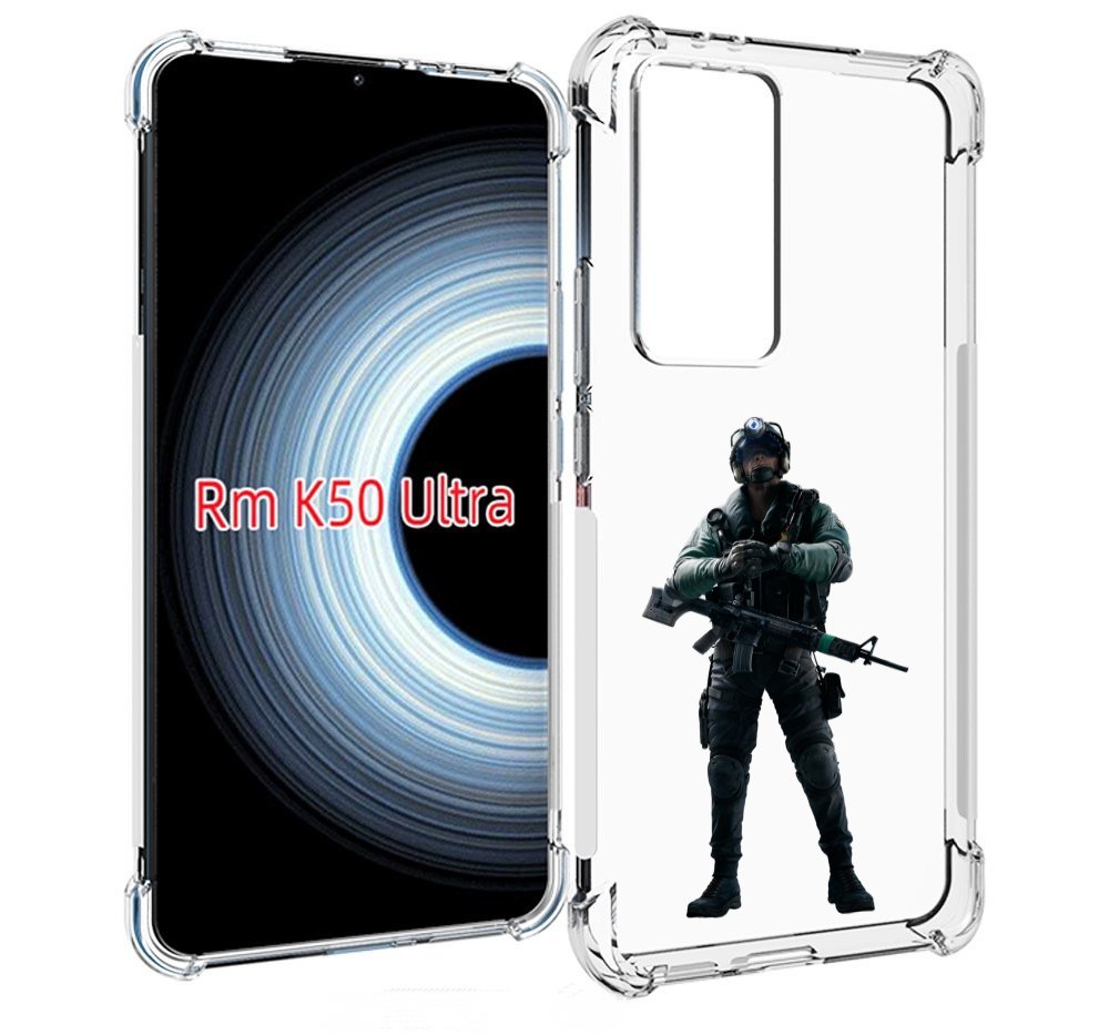

Чехол Mypads Tom-Clancy'S-Rainbow-Six-2 Для Xiaomi 12T/Redmi K50 Ultra, Прозрачный, Tocco