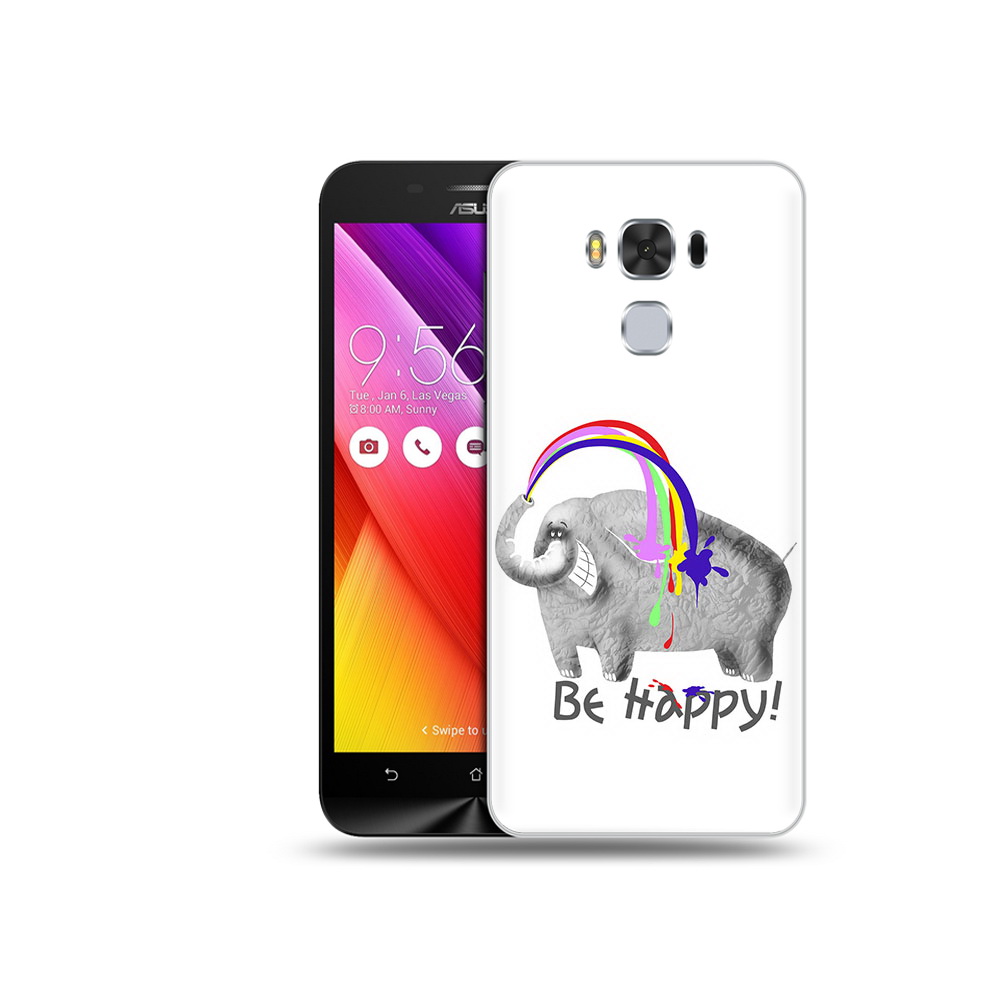 

Чехол MyPads Tocco для Asus ZenFone 3 счастливый слон (PT49951.654.632), Прозрачный, Tocco