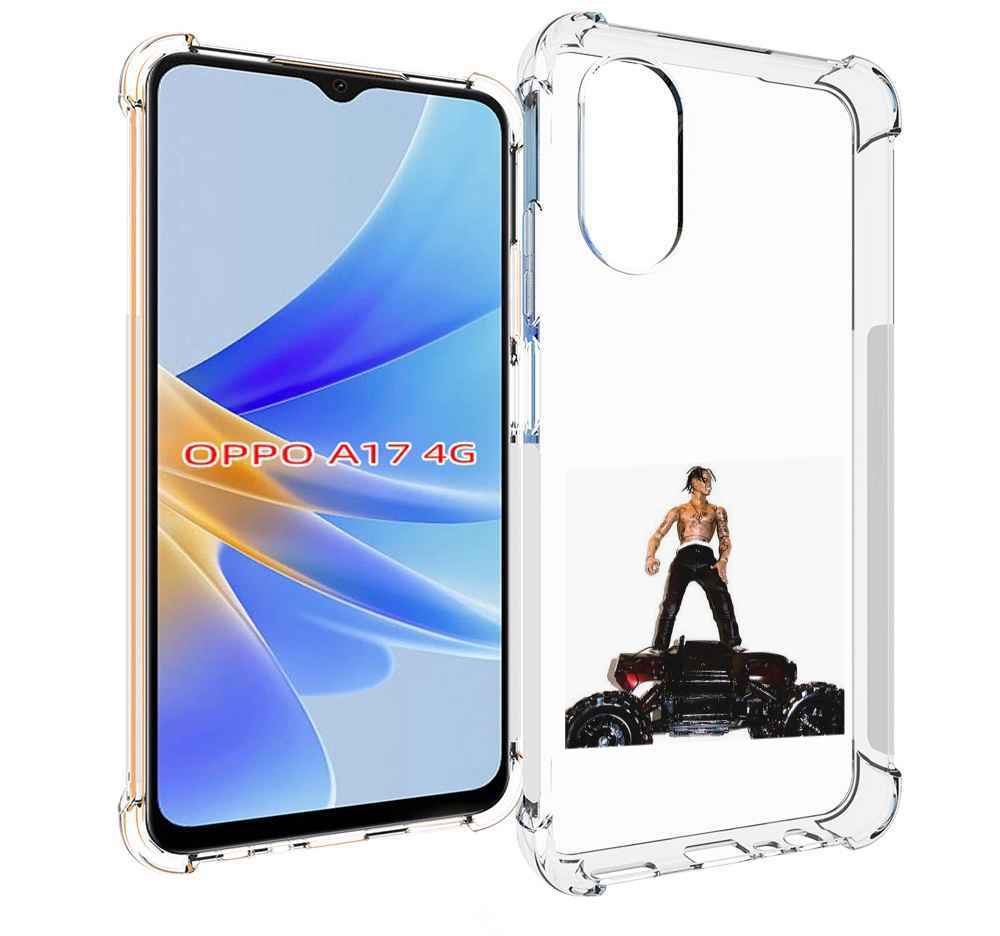 

Чехол MyPads Travis Scott - Rodeo для OPPO A17, Прозрачный, Tocco