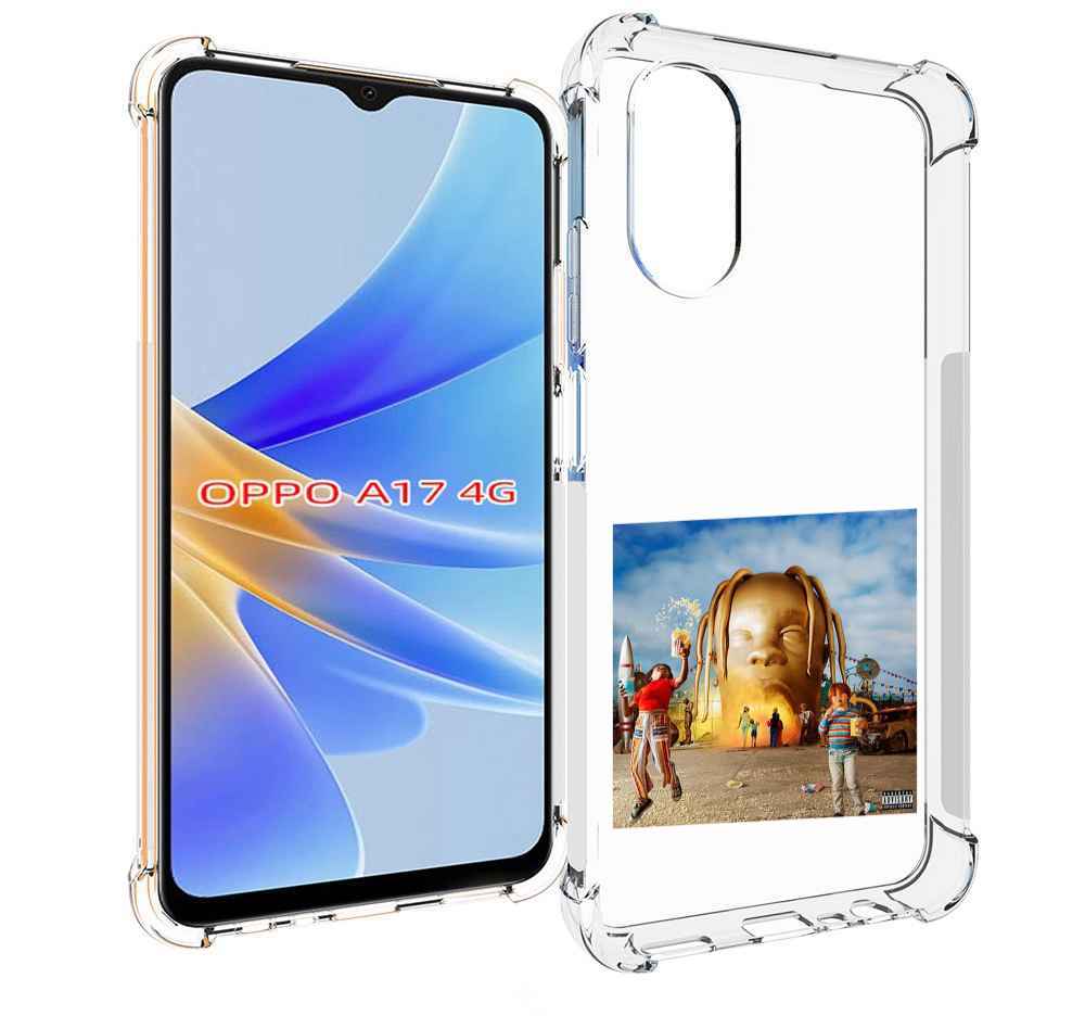 

Чехол MyPads Travis Scott - Astroworld для OPPO A17, Прозрачный, Tocco