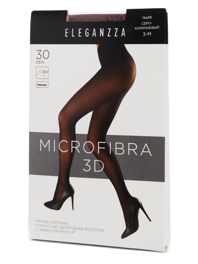 Колготки женские Eleganzza Microfibra3D коричневые S