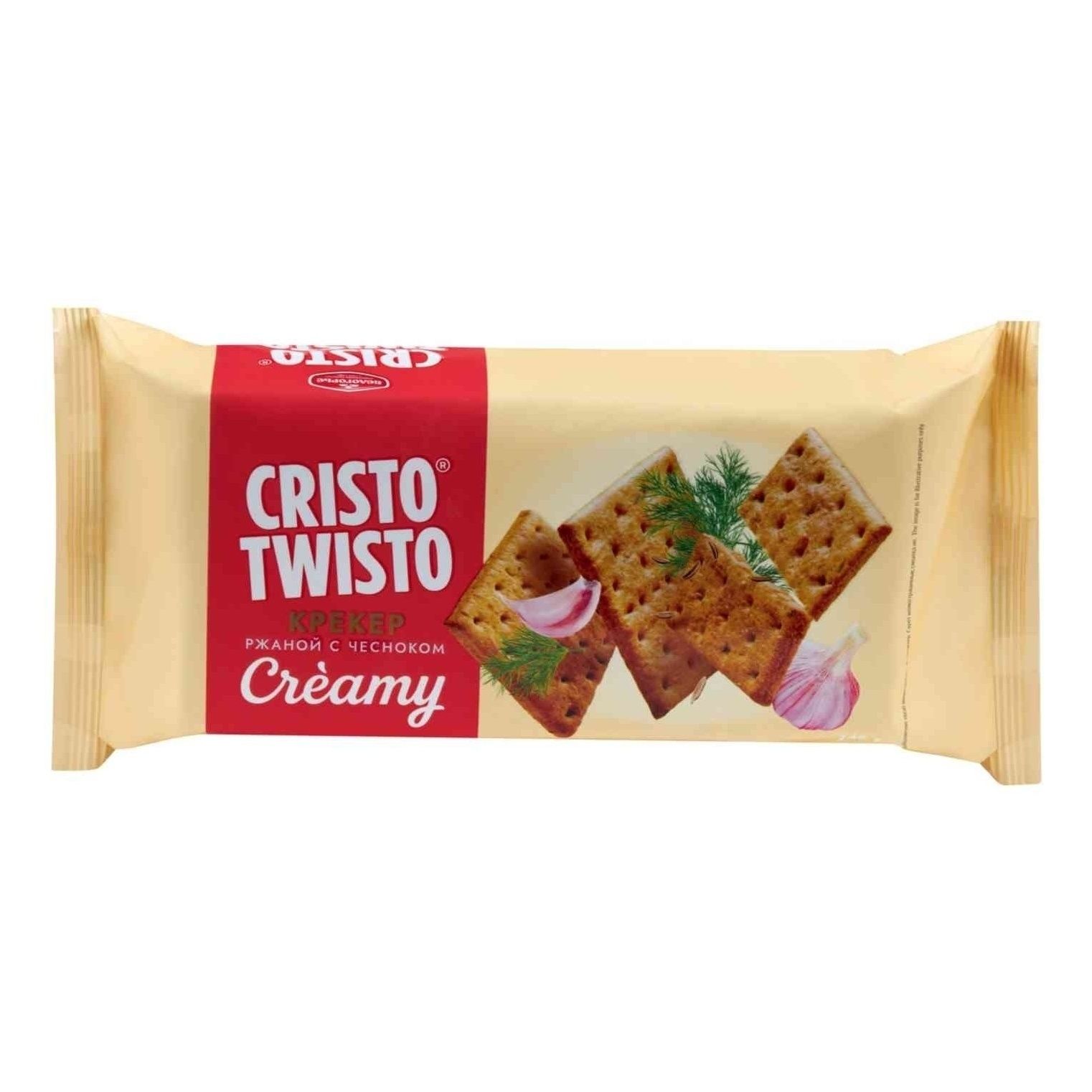 

Крекер Сristo Twisto ржаной с чесноком 246 г