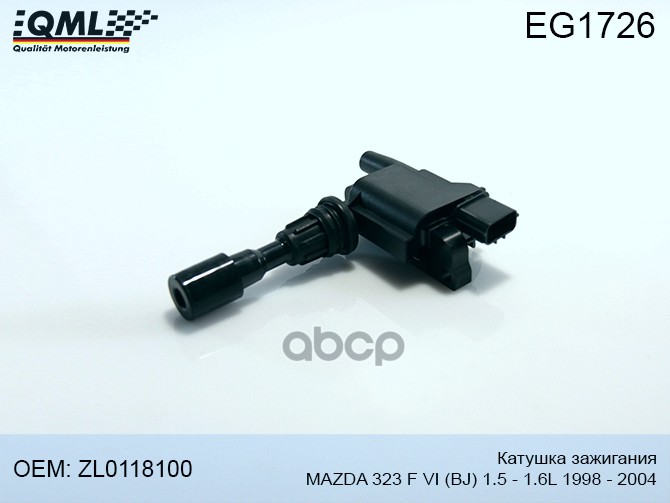 Катушка Зажигания Mazda 323 F Vi 1.5 - 1.6l 1998 - 2004 Zl0118100 Zl0118100, Zl0118100a, Z