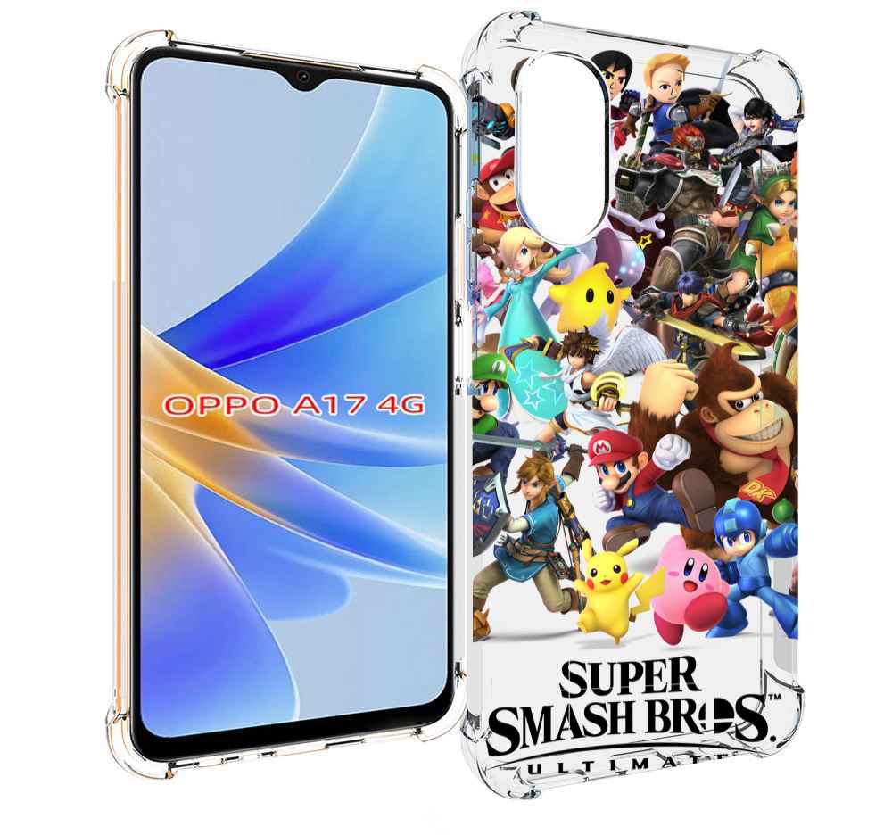 

Чехол MyPads Super Smash Bros для OPPO A17, Прозрачный, Tocco