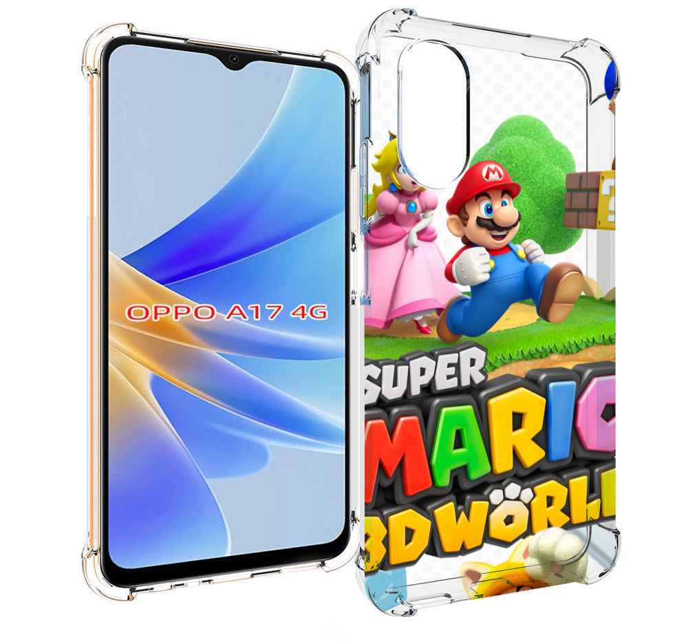 

Чехол MyPads Super Mario 3D World для OPPO A17, Прозрачный, Tocco