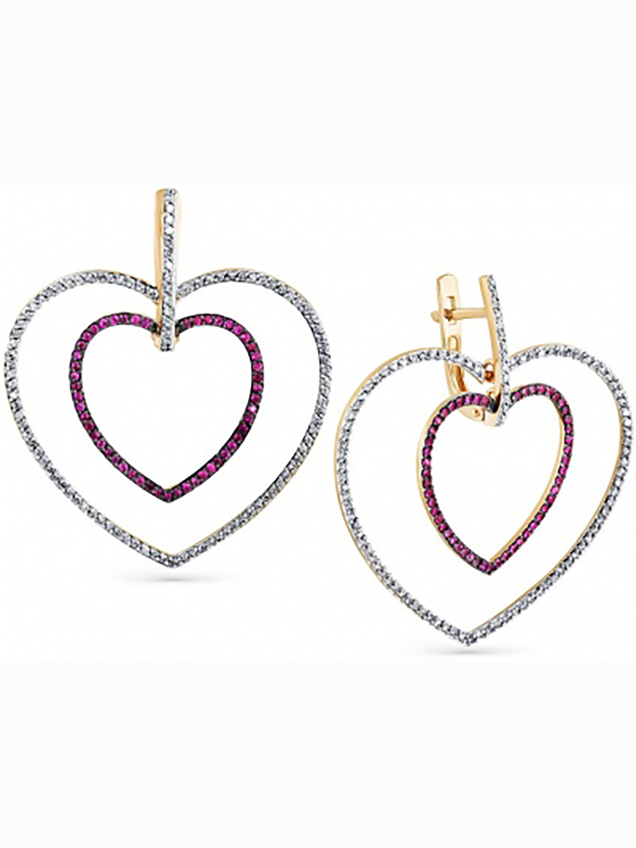 

Серьги из жёлтого золота с бриллиантами и рубинами Master Brilliant 2-307860-00-03, 2-307860-00-03