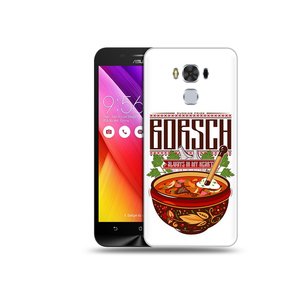 Чехол MyPads Tocco для Asus ZenFone 3 русский борщ (PT49951.654.589)