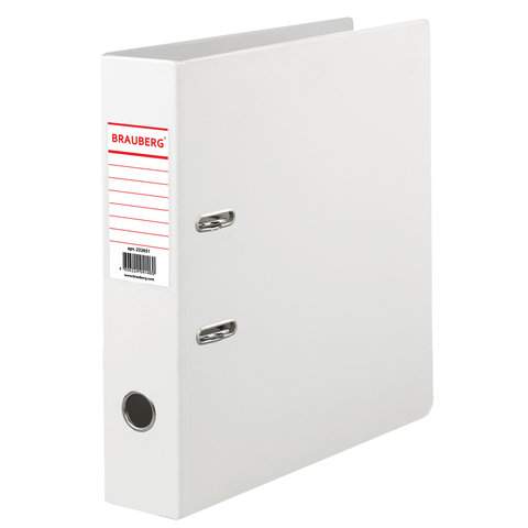 

Папка-регистратор Brauberg 222651, 3 штуки, Белый