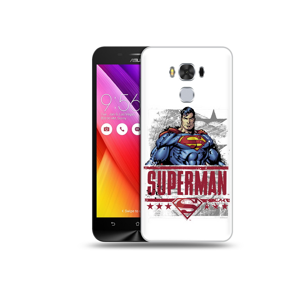 Чехол MyPads Tocco для Asus ZenFone 3 рисунок супермен (PT49951.654.583)