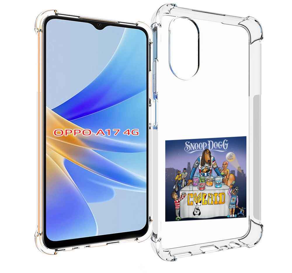 

Чехол MyPads Snoop Dogg COOLAID для OPPO A17, Прозрачный, Tocco