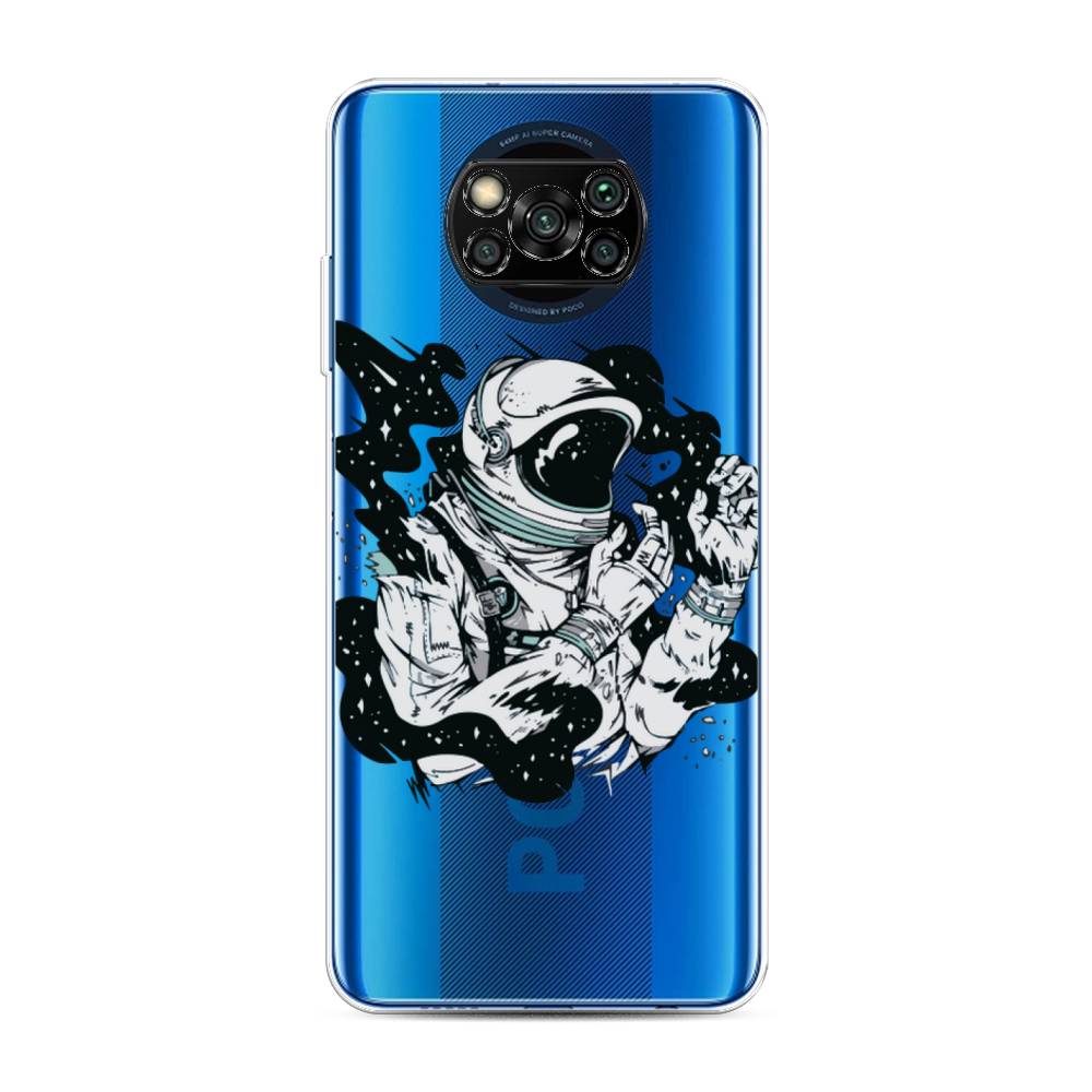 

Чехол Awog на Poco X3/X3 Pro "Космонавт арт", Разноцветный, 39250-7